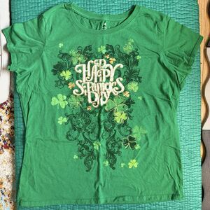 Way To Celebrate St. Patrick’s Day Shirt Green Lucky Shamrock Sparkly 3XL XXXL